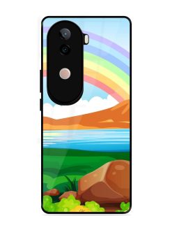Rainbow Over The Lake Glossy Soft Edge Case for Vivo V40E (5G)