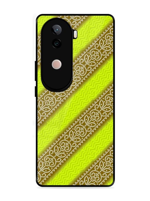 Golden Bandana Bliss Glossy Soft Edge Case for Vivo V40E (5G)