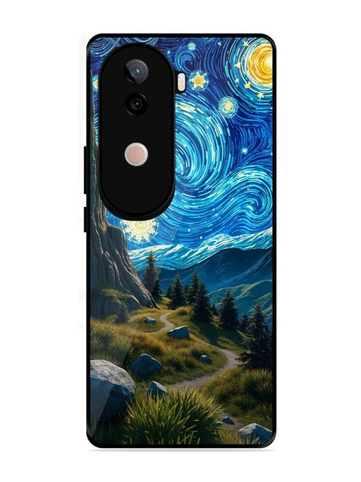 Starry Night In The Shire Glossy Soft Edge Case for Vivo V40E (5G)