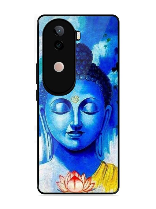Serene Buddha With Lotus Glossy Soft Edge Case for Vivo V40E (5G)