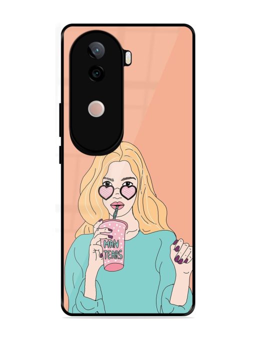 Feminine Power Glossy Soft Edge Case for Vivo V40E (5G)