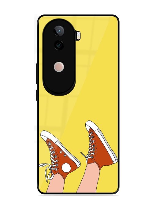 Kicking Back Glossy Soft Edge Case for Vivo V40E (5G)