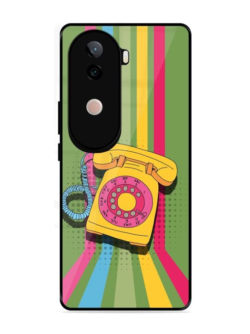 Retro Dialer Glossy Soft Edge Case for Vivo V40E (5G)