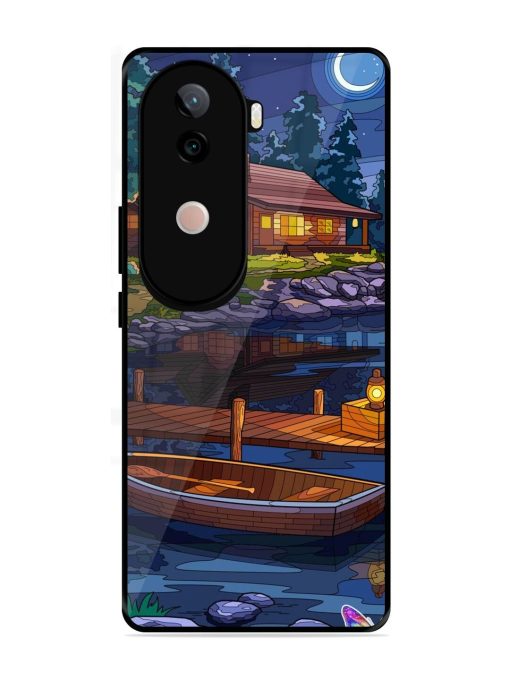 Moonlit Serenity Glossy Soft Edge Case for Vivo V40E (5G)