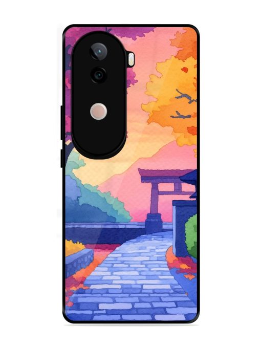 Autumnal Serenity Glossy Soft Edge Case for Vivo V40E (5G)