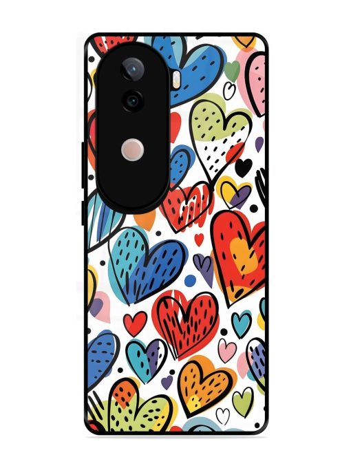 Heartfelt Harmony Glossy Soft Edge Case for Vivo V40E (5G)