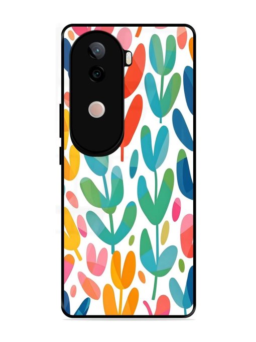 Rainbow Of Blooms Glossy Soft Edge Case for Vivo V40E (5G)