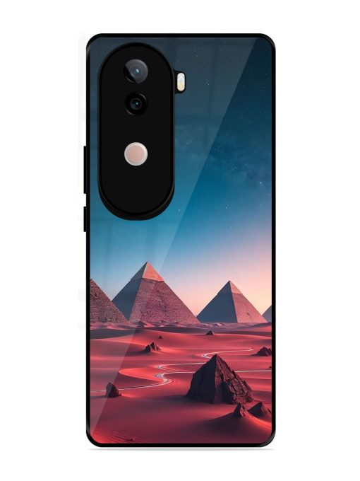 Ancient Wonders Sky Glossy Soft Edge Case for Vivo V40E (5G)