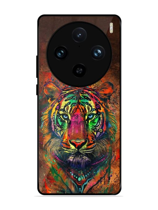 Cosmic Tiger Glossy Soft Edge Case for Vivo X100 Pro (5G)