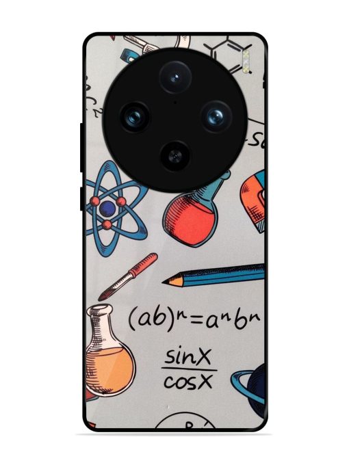 Science Doodle Glossy Soft Edge Case for Vivo X100 Pro (5G)
