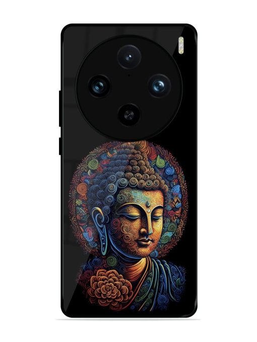 Stained Glass Serenity Glossy Soft Edge Case for Vivo X100 Pro (5G)