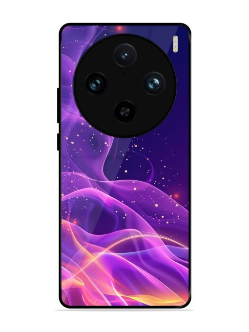 Cosmic Currents Glossy Soft Edge Case for Vivo X100 Pro (5G)