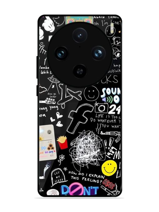 Doodle Diary Glossy Soft Edge Case for Vivo X100 Pro (5G)