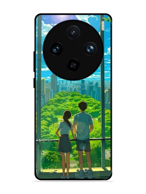 Cyberpunk Dreamscape Glossy Soft Edge Case for Vivo X100 Pro (5G)