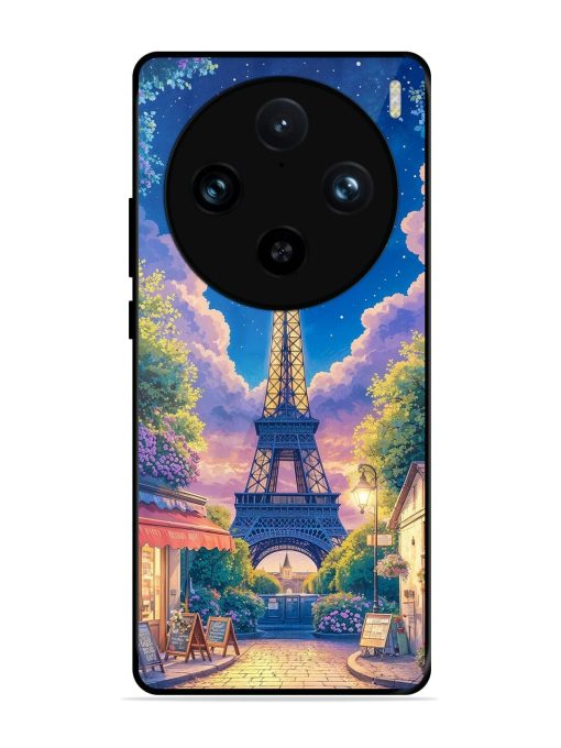 Twilight In Paris Glossy Soft Edge Case for Vivo X100 Pro (5G)