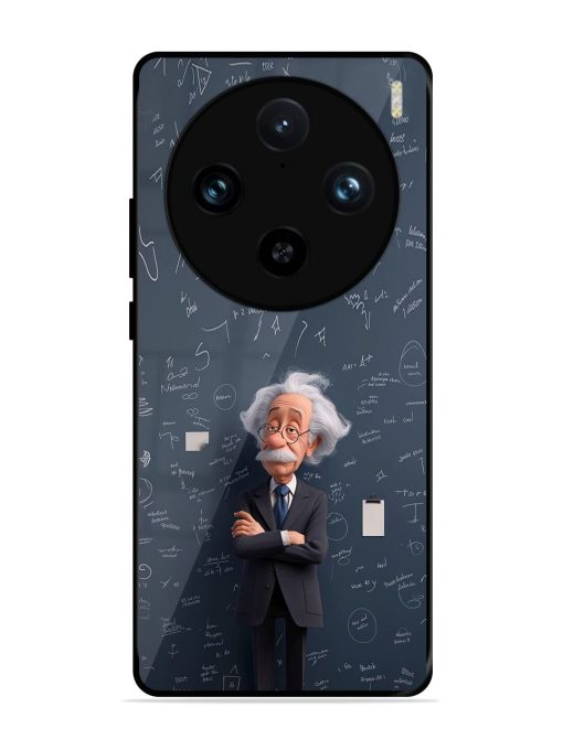 Albert Einstein Glossy Soft Edge Case for Vivo X100 Pro (5G)