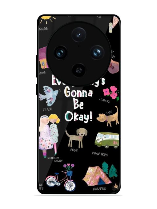 Everything'S Gonna Be Okay Glossy Soft Edge Case for Vivo X100 Pro (5G)