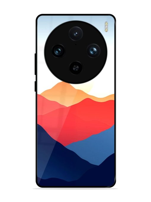 Sunset Peaks Glossy Soft Edge Case for Vivo X100 Pro (5G)
