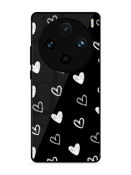 Scattered Hearts Glossy Soft Edge Case for Vivo X100 Pro (5G)