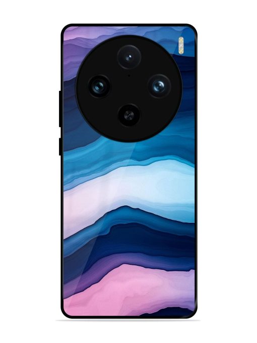 Oceanic Layers Glossy Soft Edge Case for Vivo X100 Pro (5G)