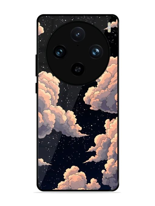Starry Night Dreams Glossy Soft Edge Case for Vivo X100 Pro (5G)