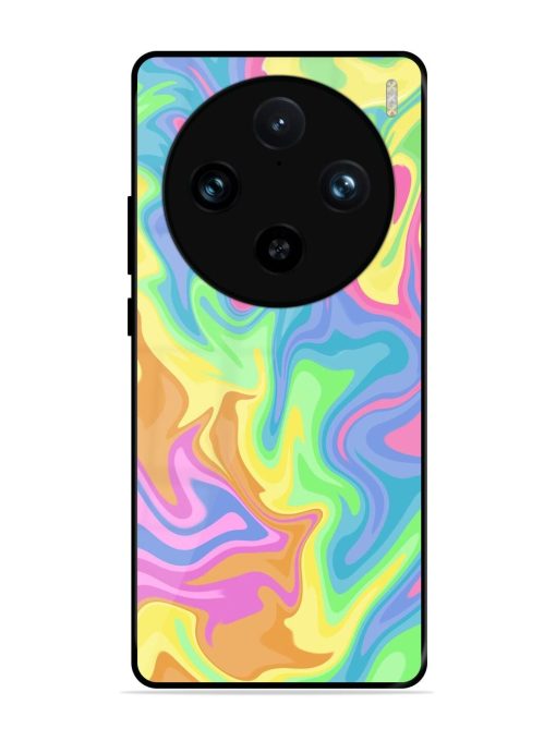 Whimsical Swirl Glossy Soft Edge Case for Vivo X100 Pro (5G)