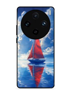 Crimson Sails Glossy Soft Edge Case for Vivo X100 Pro (5G)