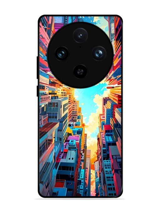 Skyward City Glossy Soft Edge Case for Vivo X100 Pro (5G)