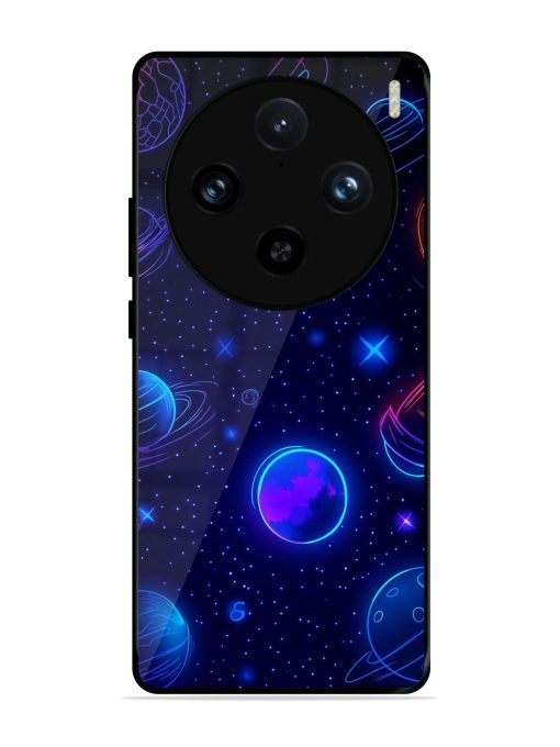 Neon Cosmos Glossy Soft Edge Case for Vivo X100 Pro (5G)