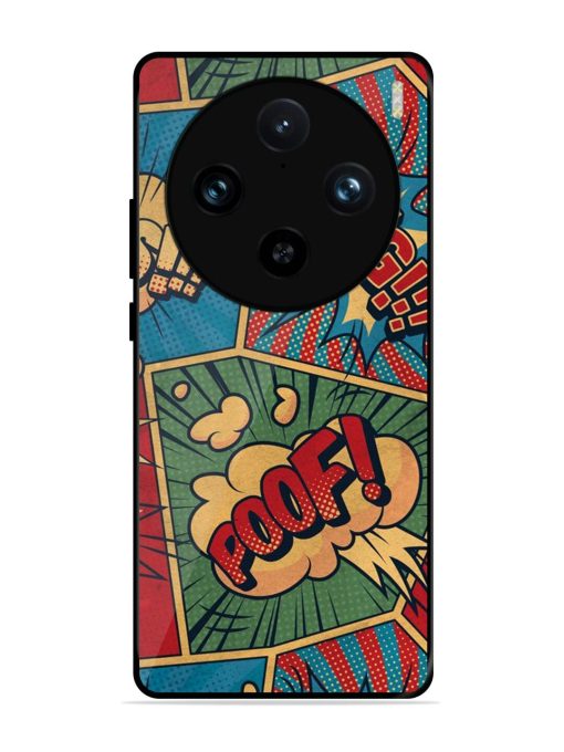 Comic Book Chaos Glossy Soft Edge Case for Vivo X100 Pro (5G)