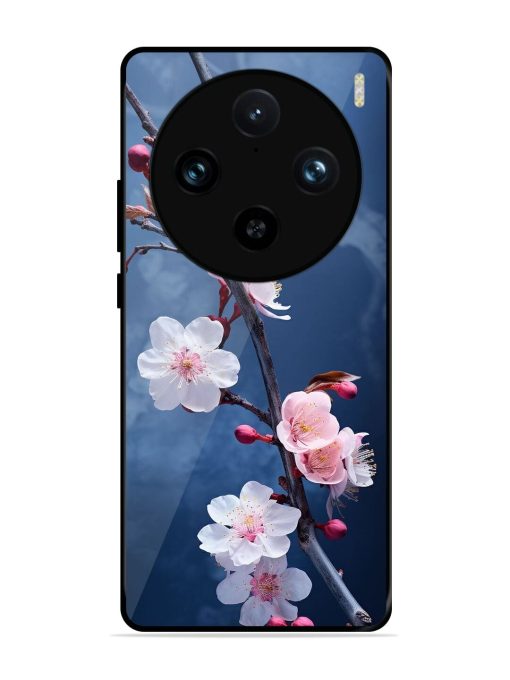 Delicate Blossoms Glossy Soft Edge Case for Vivo X100 Pro (5G)