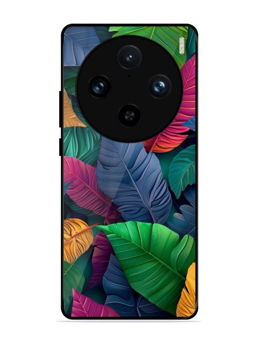 Tropical Tapestry Glossy Soft Edge Case for Vivo X100 Pro (5G)