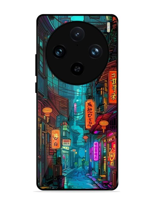 Neon Nightscape Glossy Soft Edge Case for Vivo X100 Pro (5G)