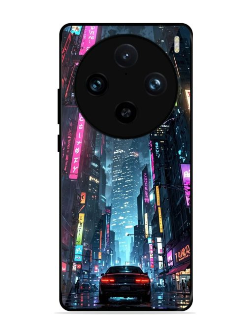 Neon Nightscape Glossy Soft Edge Case for Vivo X100 Pro (5G)