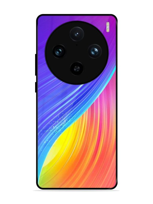 Neon Swirl Glossy Soft Edge Case for Vivo X100 Pro (5G)