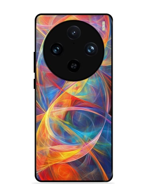 Cosmic Currents Glossy Soft Edge Case for Vivo X100 Pro (5G)