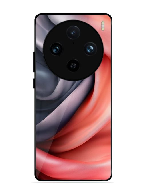 Swirling Silk Glossy Soft Edge Case for Vivo X100 Pro (5G)