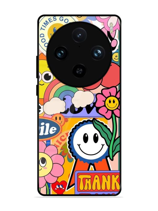 Good Times Good Vibes Glossy Soft Edge Case for Vivo X100 Pro (5G)