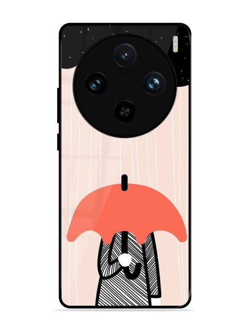 Stormy Weather, Shielded Soul Glossy Soft Edge Case for Vivo X100 Pro (5G)