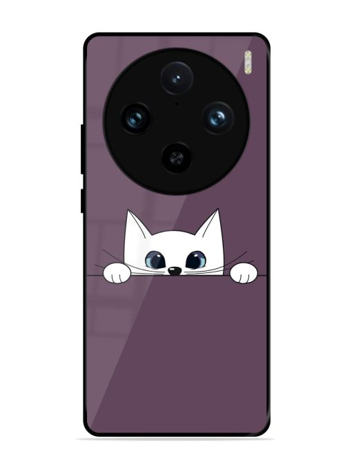 Peek-A-Boo Kitty Glossy Soft Edge Case for Vivo X100 Pro (5G)