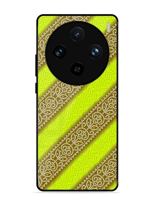 Golden Bandana Bliss Glossy Soft Edge Case for Vivo X100 Pro (5G)