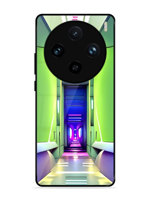Neon Corridor Glossy Soft Edge Case for Vivo X100 Pro (5G)