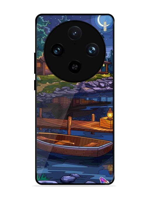 Moonlit Serenity Glossy Soft Edge Case for Vivo X100 Pro (5G)