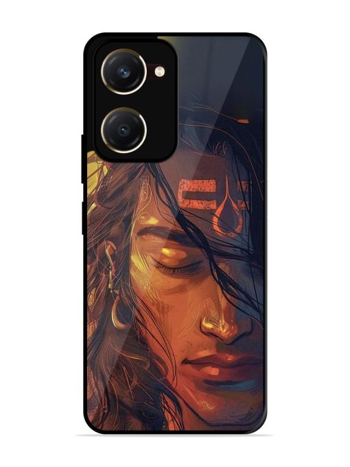 Tranquil Shiva Glossy Soft Edge Case for Vivo Y18T