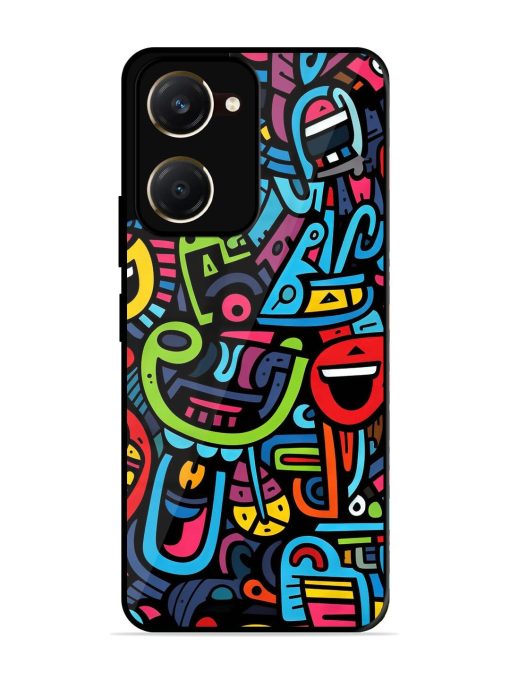 Doodlephoria Glossy Soft Edge Case for Vivo Y18T