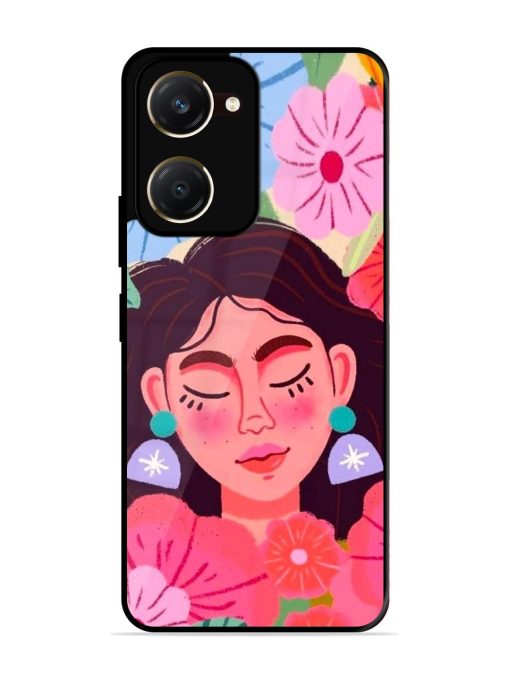 Blooming Serenity Glossy Soft Edge Case for Vivo Y18T