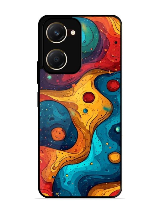 Cosmic Swirl Glossy Soft Edge Case for Vivo Y18T