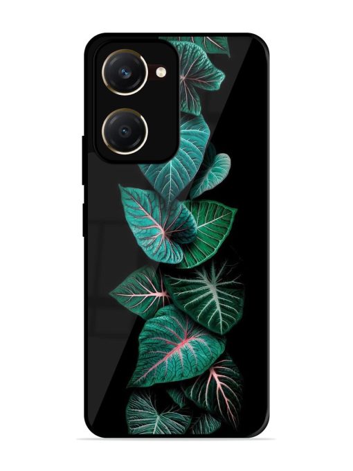 Emerald Elegance Glossy Soft Edge Case for Vivo Y18T