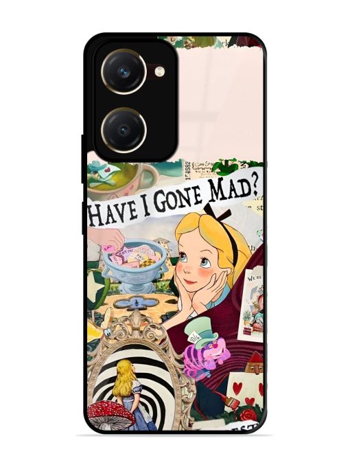 Mad Hatter'S Collage Glossy Soft Edge Case for Vivo Y18T