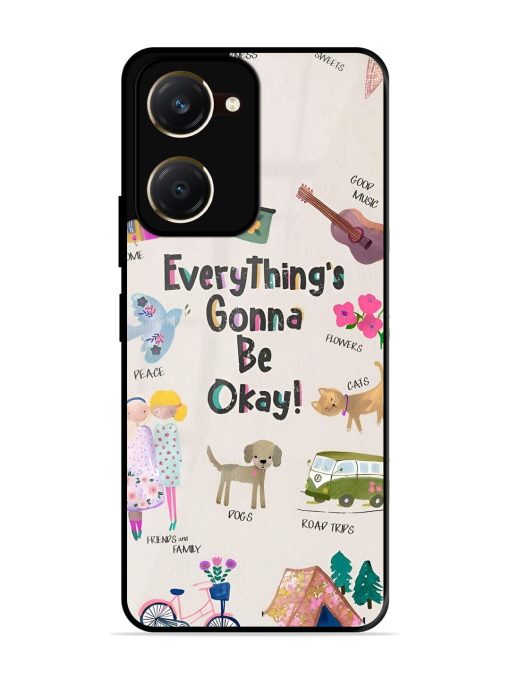 Sunshine And Smiles Glossy Soft Edge Case for Vivo Y18T